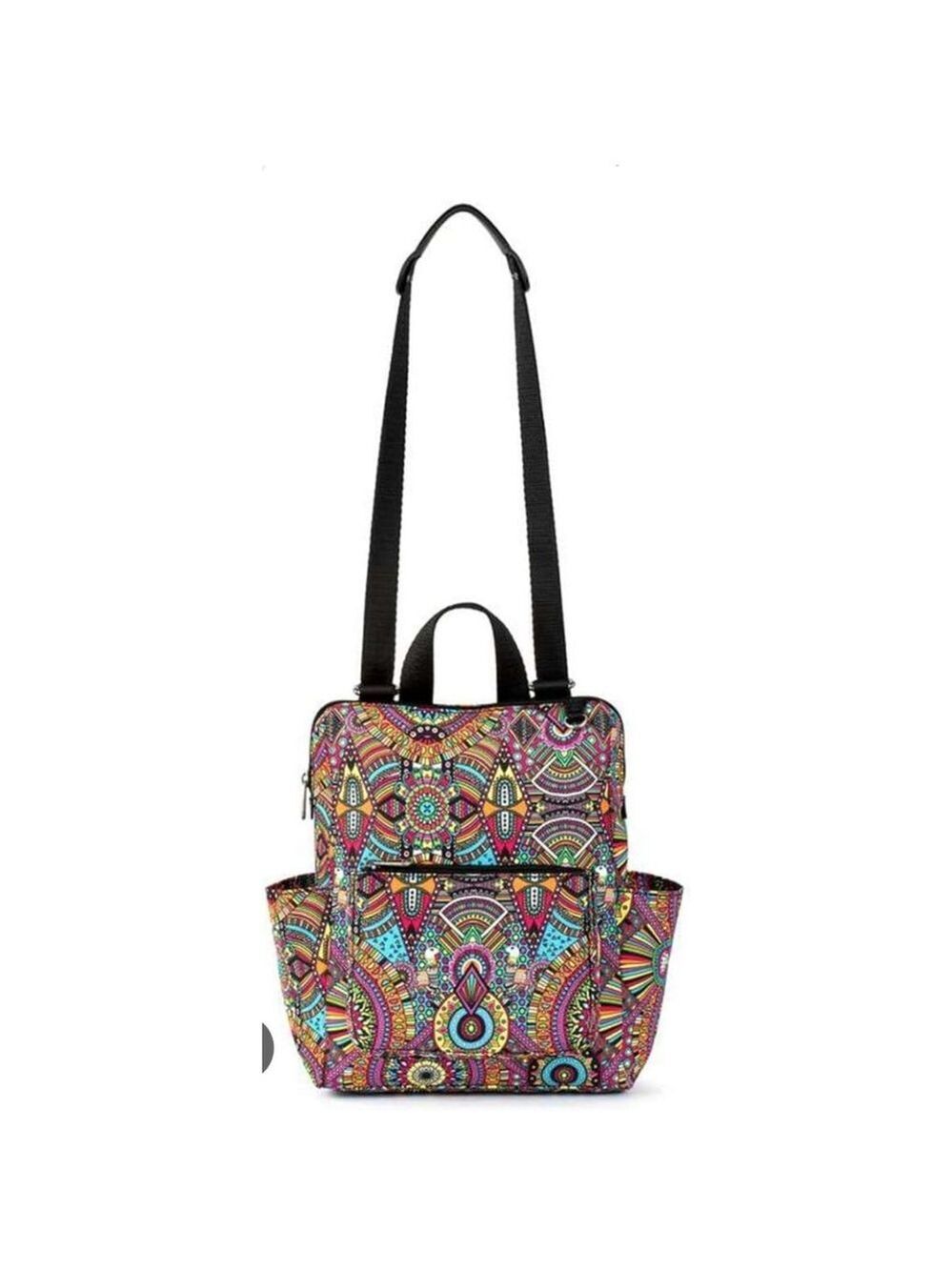 Sakroots Lola Convertible Backpack in Rainbow Wanderlust Print